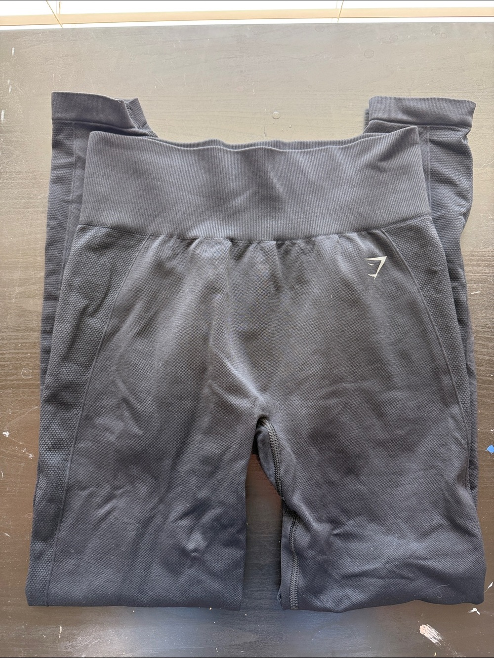Gymshark woman’s Black High-Waist Leggings with Logo